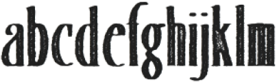 Merchande Print Serif Rough otf (400) Font LOWERCASE