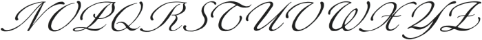 Merchande TC Script Regular otf (400) Font UPPERCASE