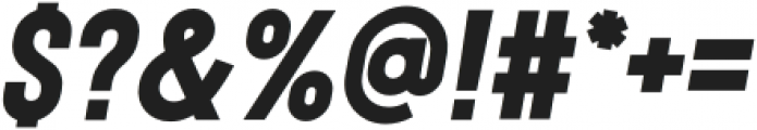 Merchant Bold Italic otf (700) Font OTHER CHARS
