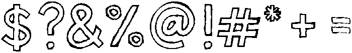 Merchant-Regular otf (400) Font OTHER CHARS