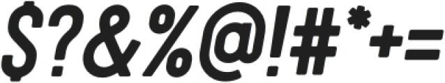 Merchant Round Italic otf (400) Font OTHER CHARS