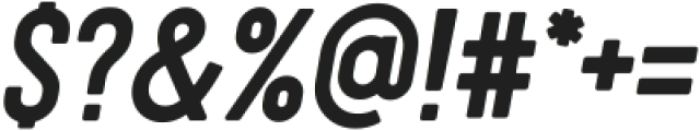 Merchant Round Italic ttf (400) Font OTHER CHARS