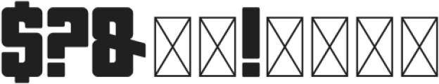Merchy Sportnes Regular otf (400) Font OTHER CHARS
