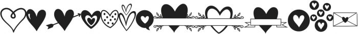 Merciful Heart Doodle ttf (400) Font LOWERCASE