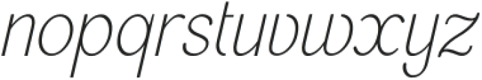 Mercusuar ExtraLight Italic otf (200) Font LOWERCASE