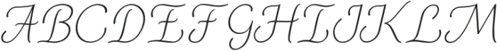 Mercusuar ExtraLight Script otf (200) Font UPPERCASE