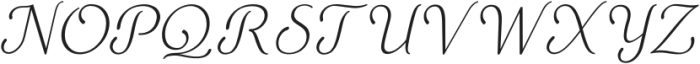 Mercusuar Light Script otf (300) Font UPPERCASE