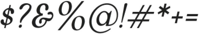Mercusuar Medium Italic otf (500) Font OTHER CHARS