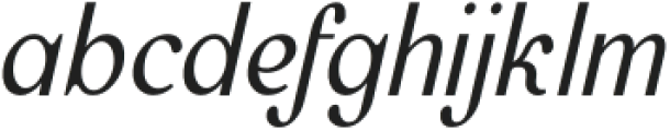 Mercusuar Medium Italic otf (500) Font LOWERCASE