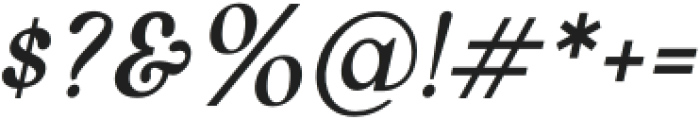 Mercusuar SemiBold Italic otf (600) Font OTHER CHARS