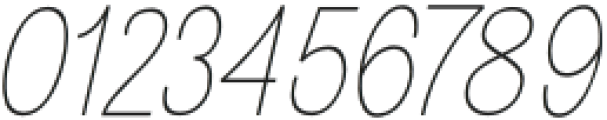 Mercusuar Thin Italic otf (100) Font OTHER CHARS