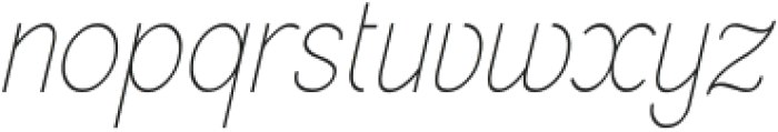 Mercusuar Thin Italic otf (100) Font LOWERCASE