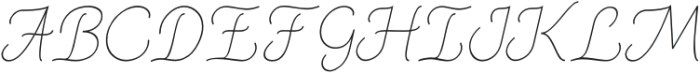 Mercusuar Thin Script otf (100) Font UPPERCASE