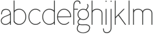 Mercusuar Thin otf (100) Font LOWERCASE