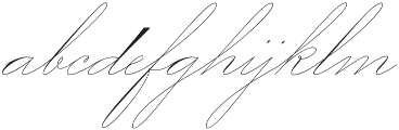 Mercy Two Thin otf (100) Font LOWERCASE