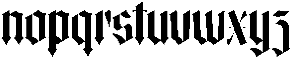 Merdlins otf (400) Font LOWERCASE