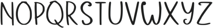 Merethyl Regular otf (400) Font UPPERCASE