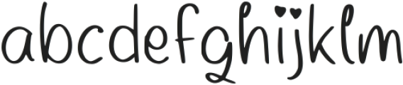 Merethyl Regular otf (400) Font LOWERCASE