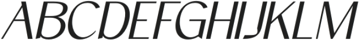 Mergaline Italic otf (400) Font UPPERCASE
