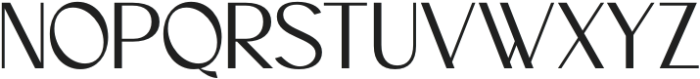 Mergaline Regular otf (400) Font UPPERCASE