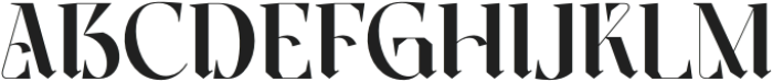 Mergasten-Regular otf (400) Font UPPERCASE