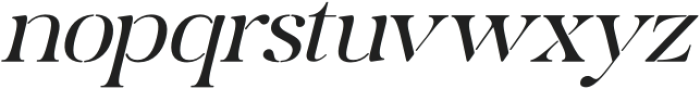 Mergila Italic otf (400) Font LOWERCASE