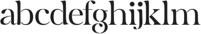 Mergila otf (400) Font LOWERCASE