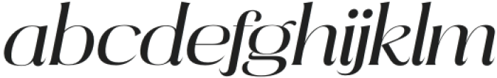 Mergury Italic otf (400) Font LOWERCASE