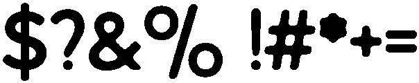 Meridian otf (400) Font OTHER CHARS