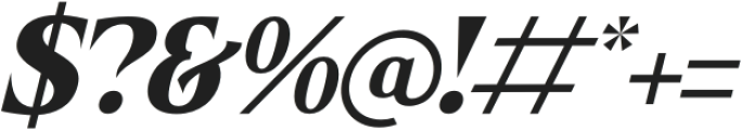 Merika Italic otf (400) Font OTHER CHARS