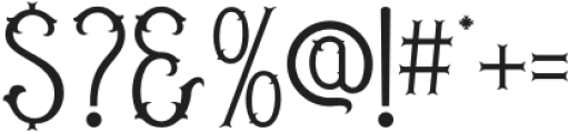 Merisk-Regular otf (400) Font OTHER CHARS
