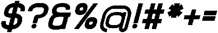 Meriva Bold Italic otf (700) Font OTHER CHARS
