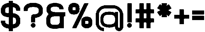 Meriva Bold otf (700) Font OTHER CHARS
