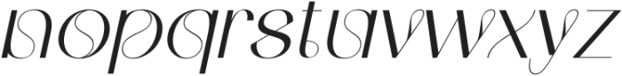 Merivale Italic otf (400) Font LOWERCASE