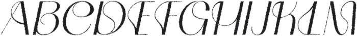 MerivaleRough-Italic otf (400) Font UPPERCASE