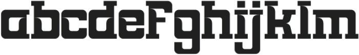 Merksther Regular otf (400) Font LOWERCASE