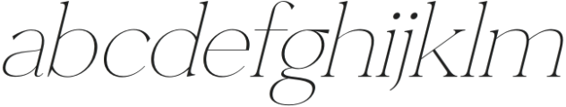 Merliha Italic otf (400) Font LOWERCASE