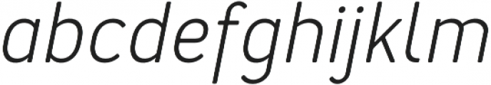 Merlo Regular Italic otf (400) Font LOWERCASE