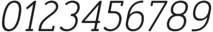 Merlo Round Serif Regular Italic otf (400) Font OTHER CHARS