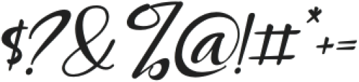 Merlyn-Italic otf (400) Font OTHER CHARS