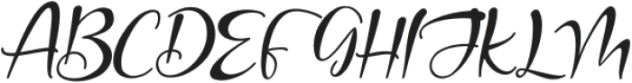 Merlyn-Italic otf (400) Font UPPERCASE