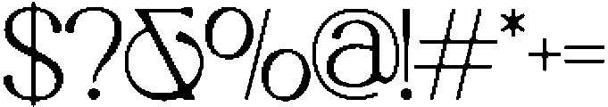 Merona-Regular otf (400) Font OTHER CHARS