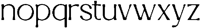 Merona-Regular otf (400) Font LOWERCASE