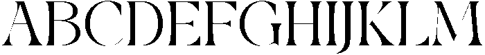 Merona Regular otf (400) Font UPPERCASE