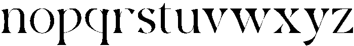 Merona Regular otf (400) Font LOWERCASE