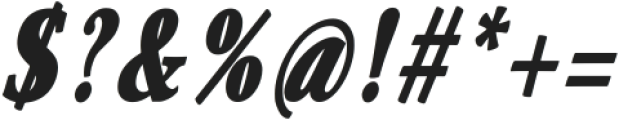 Merong Black Condensed Italic ttf (900) Font OTHER CHARS