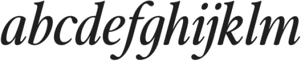 Merong Italic otf (400) Font LOWERCASE