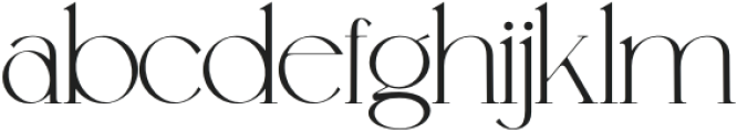 Meroona Display Serif Regular otf (400) Font LOWERCASE