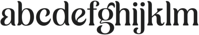 Merosa-Regular otf (400) Font LOWERCASE