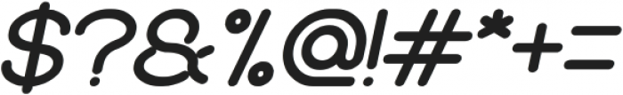 Merpati Putih Bold Italic otf (700) Font OTHER CHARS